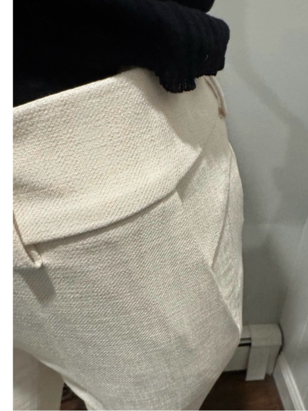 Piazza Sempione NWT | Women's Italian Tailored Trousers | Ivory | IT 38 (US 0-2) - Picture 6 of 12